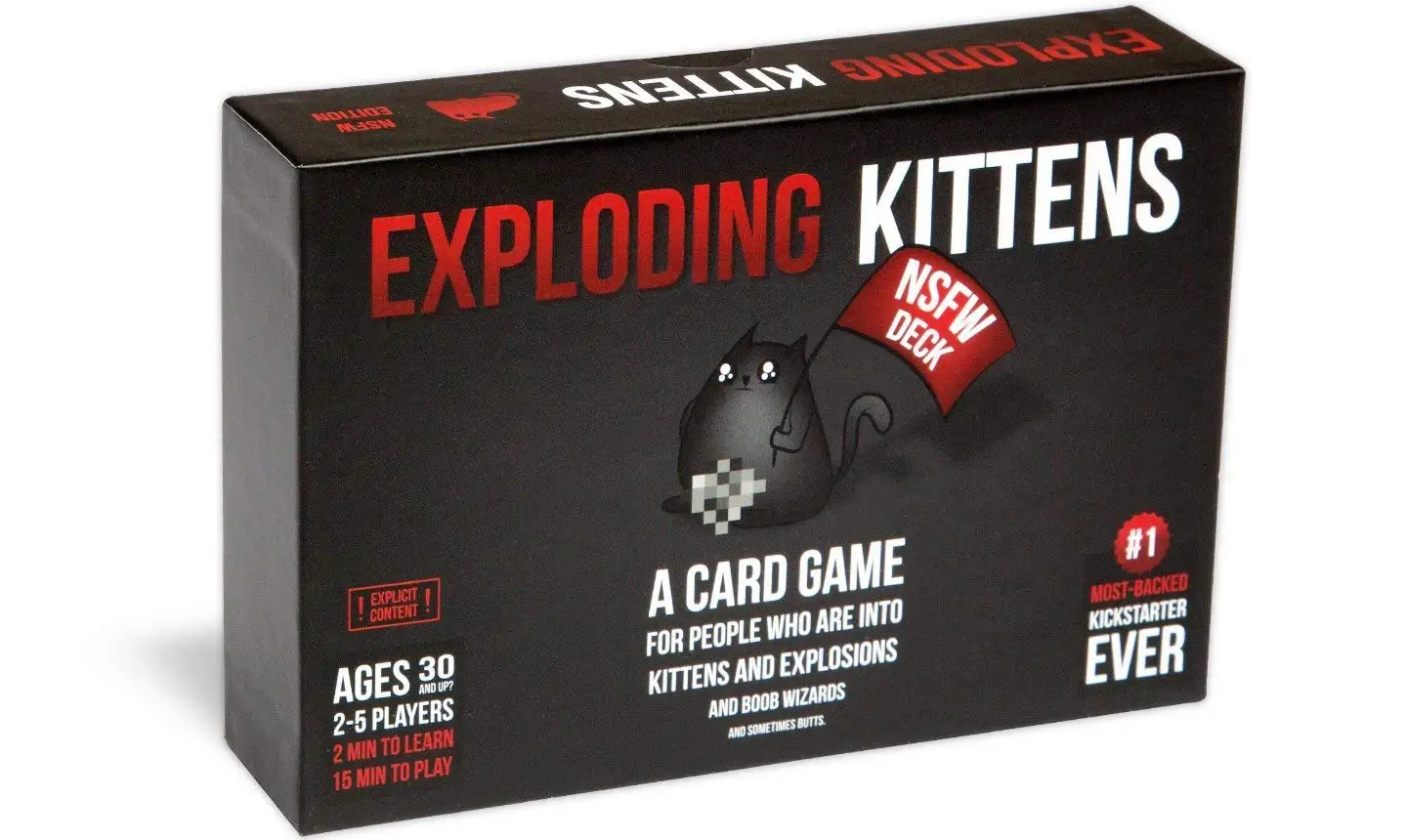 Настольные игры Explode Cards игры для котенка выпуск NSFW Edition красный Кот Черный кот семейные вечерние игры - Цвет: NSFW