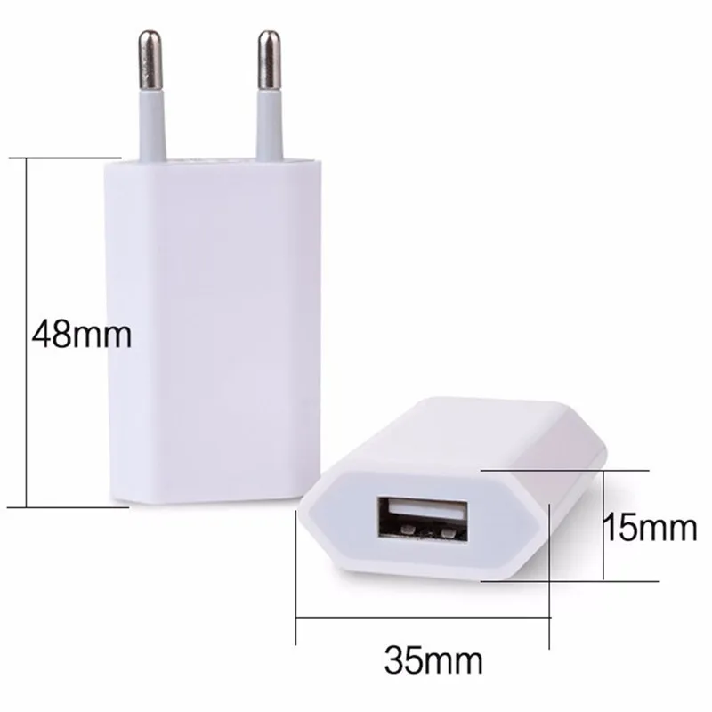 10Pcs Packaging Original 5V 1A Wall Charger USB Charger for iPhone 4 5S Xs Xr 8 7 6s plus 11 12 Fast Charge Travel Power Adapter 65 watt charger mobile