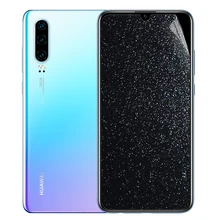 2 шт. Алмазная блестящая мягкая пленка для huawei P30 P20 Pro Nova 4e 3 Honor 20 8X Max V10 Защитная пленка для экрана Bling мягкая защитная пленка