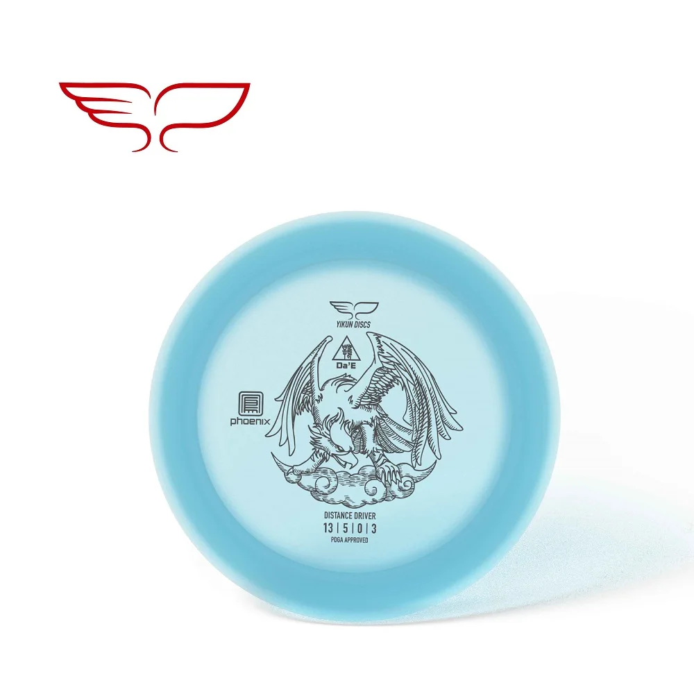 YIKUN диски PDGA одобренный диск Гольф диск драйвер Da'E - Цвет: Phoenix-Line Blue