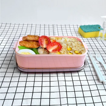 

900ml-capacity Lunch Boxes Containers For Food Box For Kids Picnic Portable Food Storage Container Lunch Box For Office