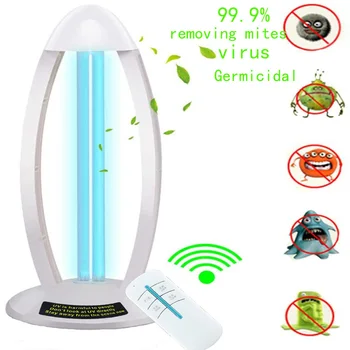 

AC 220V 230V 110V Ultraviolet Germicidal Lamp,UV Ozone Ultraviolet Sterilization Light Home Disinfection Light 38W US EU UK Plug