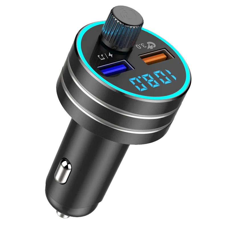 CDEN fm-передатчик Автомобильный mp3 музыкальный плеер u-диск без потерь музыка Bluetooth 5,0 приемник USB QC3.0 Быстрая зарядка автомобильный Громкая связь вызов