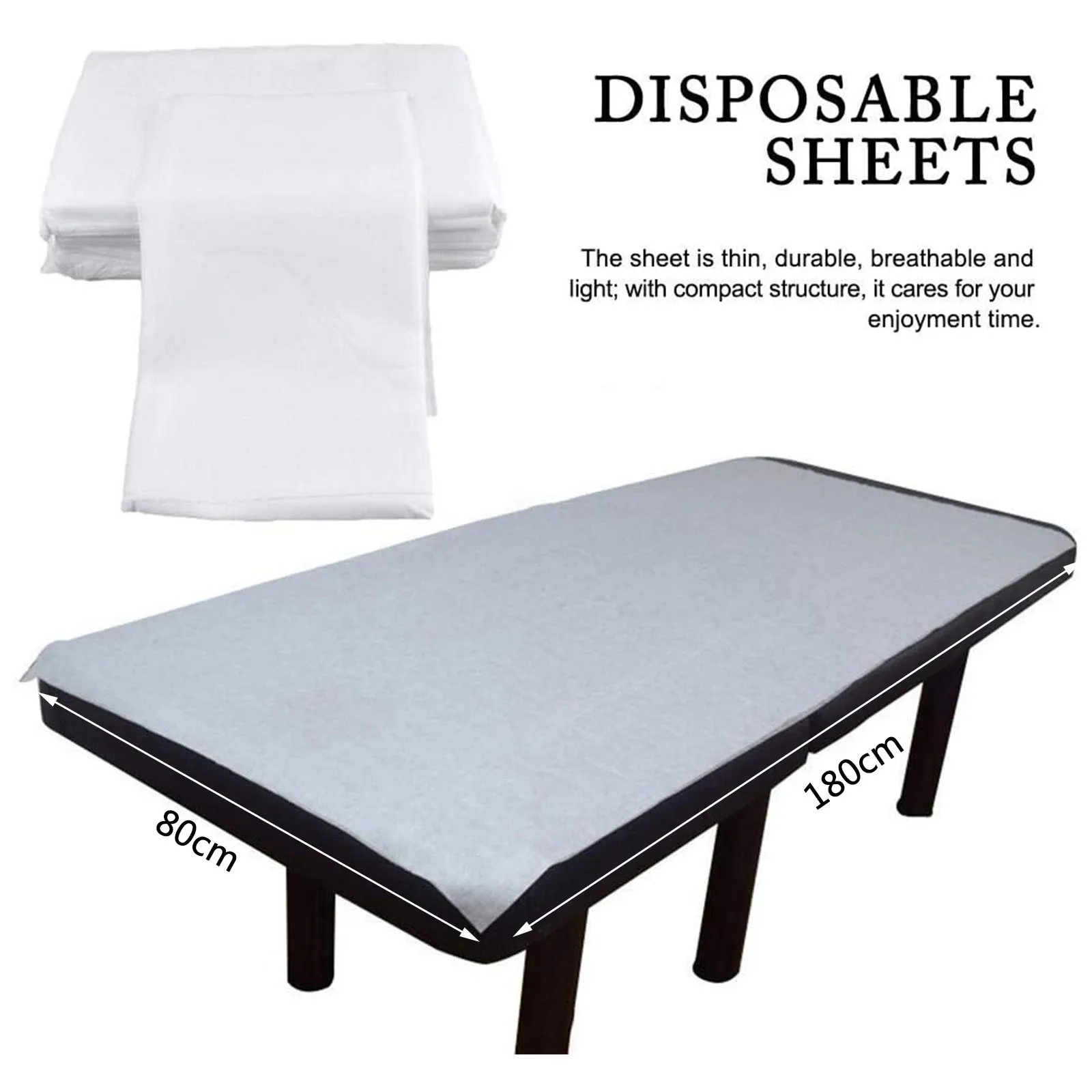100pc Disposable Sheets Thick Bed Cover Non Woven Fabric Spa Sheets Waterproof Massage Table Sheet Spa Bed Home Couch Cover 4
