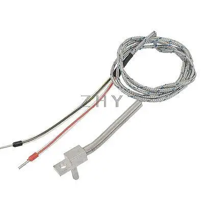 

K Type 12mm x 4mm Temperature Controller Earth Thermocouple Probe 1M