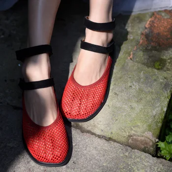 

Artmu Original Hollow Out Sandals Women Slippers Shoes Girls Flip Flops Sandals Hook Loop Flats Summer Red Shoes Women Sandal