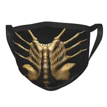 Многоразовая маска для лица, маска для лица, маска для лица Alien Xenomorph против смога, защитная маска, респиратор, маска для рта