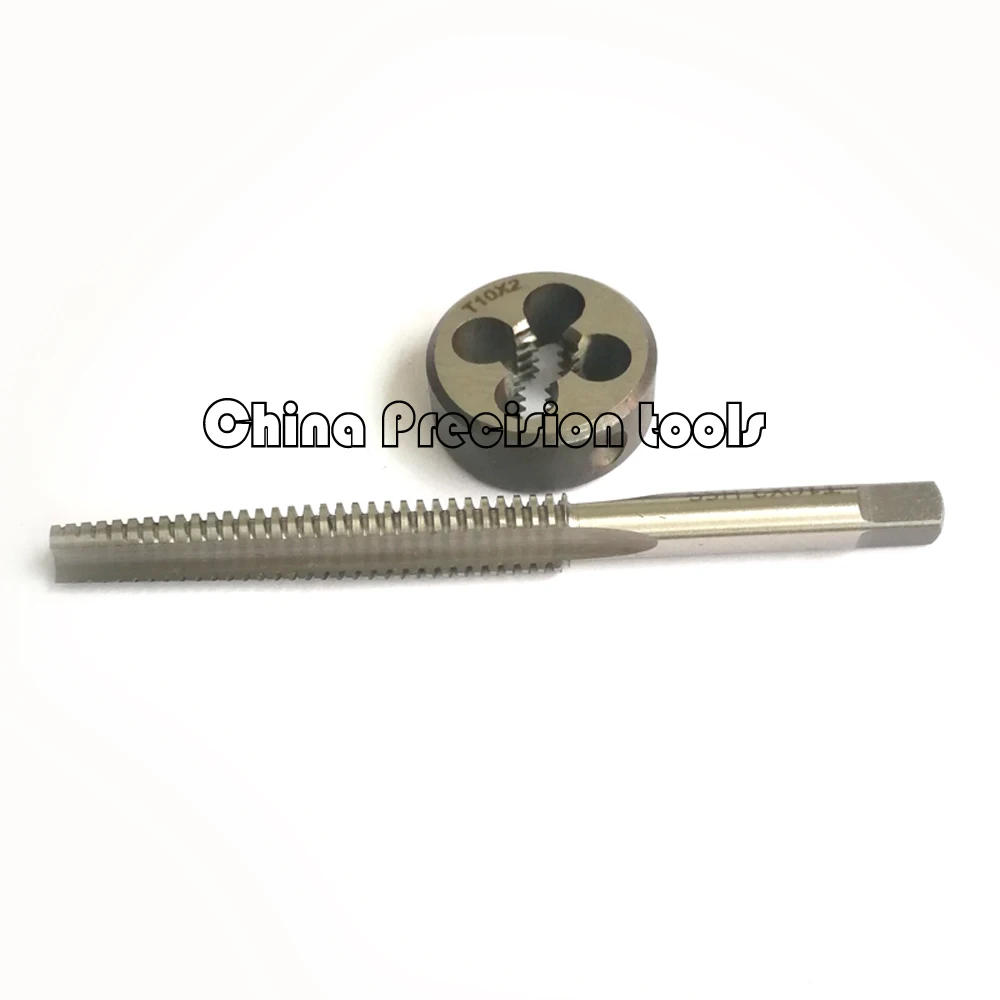 2 шт. HSS левосторонний трапециевидный резьбовой кран Набор штампов Tr8 Tr10 Tr12 Tr14 Tr16 Tr18 Tr20 резьбовые трапециевидные краны наборы T8 T10 T12
