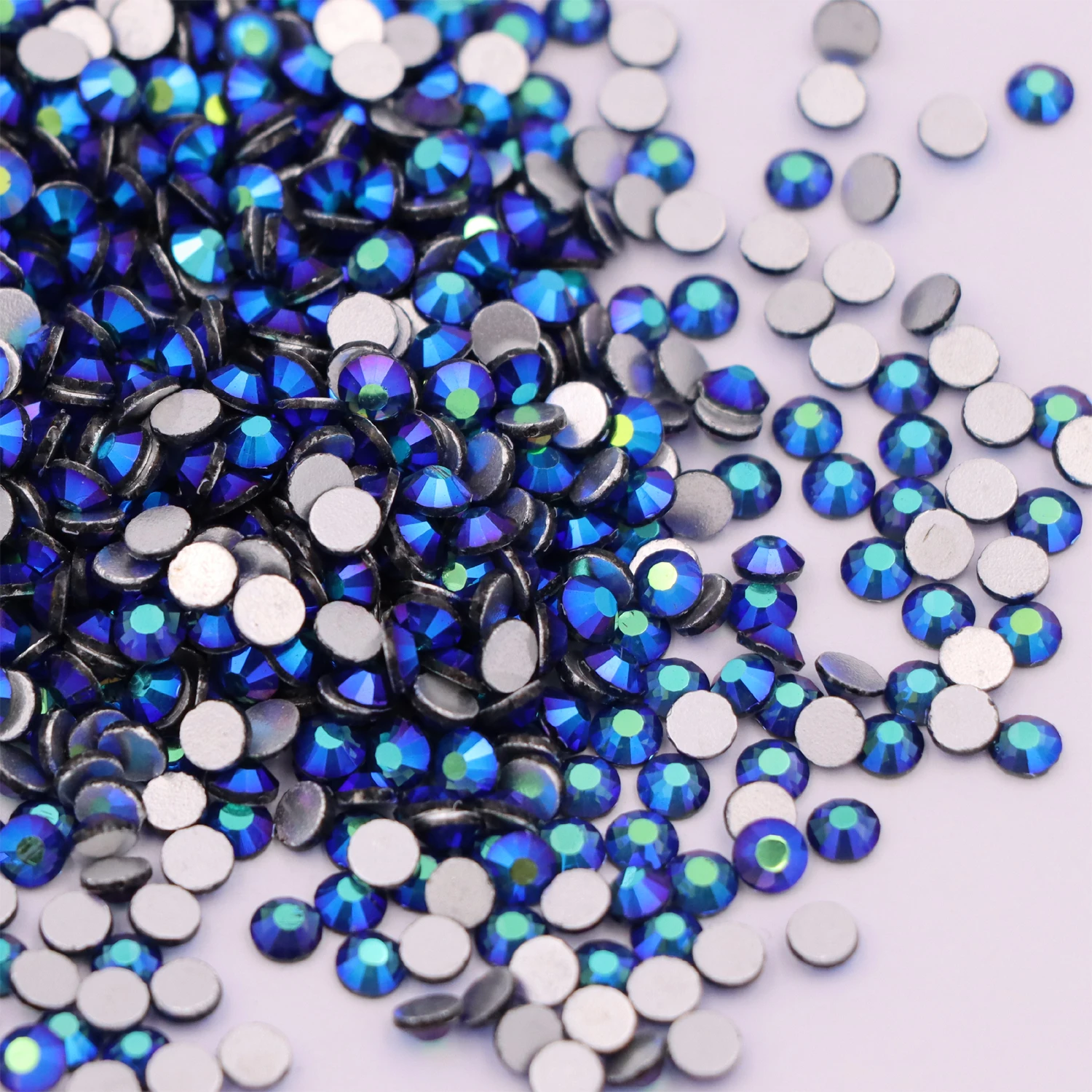 Montana AB Flat Back Non Hotfix Glue On Nail Art Rhinestones Glass Gems Crystals Strass Jewelry Design Glitter Decoration | Дом и сад