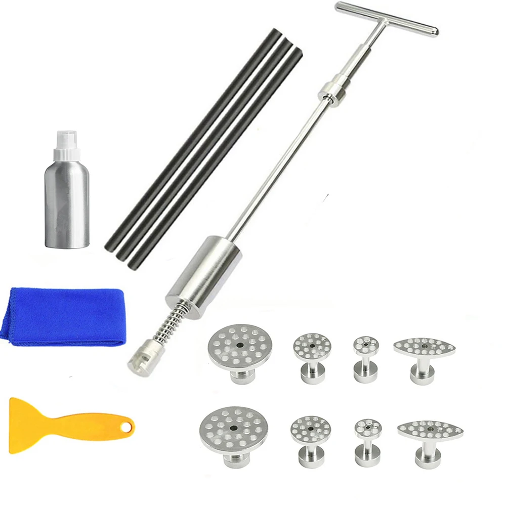 PDR Tools Paintless Dent Repair Slide Hammer Reverse Hammer Dent Puller Suckers Suction Cup Glue Tabs Tools Kit