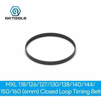

B118MXL B126MXL B127MXL B130MXL B138MXL B140MXL B144MXL B150MXL B160MXL closed loop rubber timing belt width 6mm