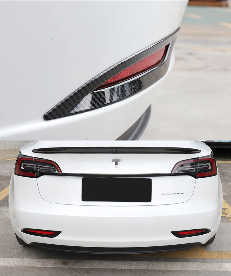 特斯拉model 3后雾灯贴8