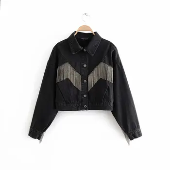 

Wind 2019 Autumn Trend Wind Cowboy Tassels Cowboy Loose Coat