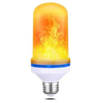 

Christmas Halloween E27 simulation dynamic flame lamp yellow