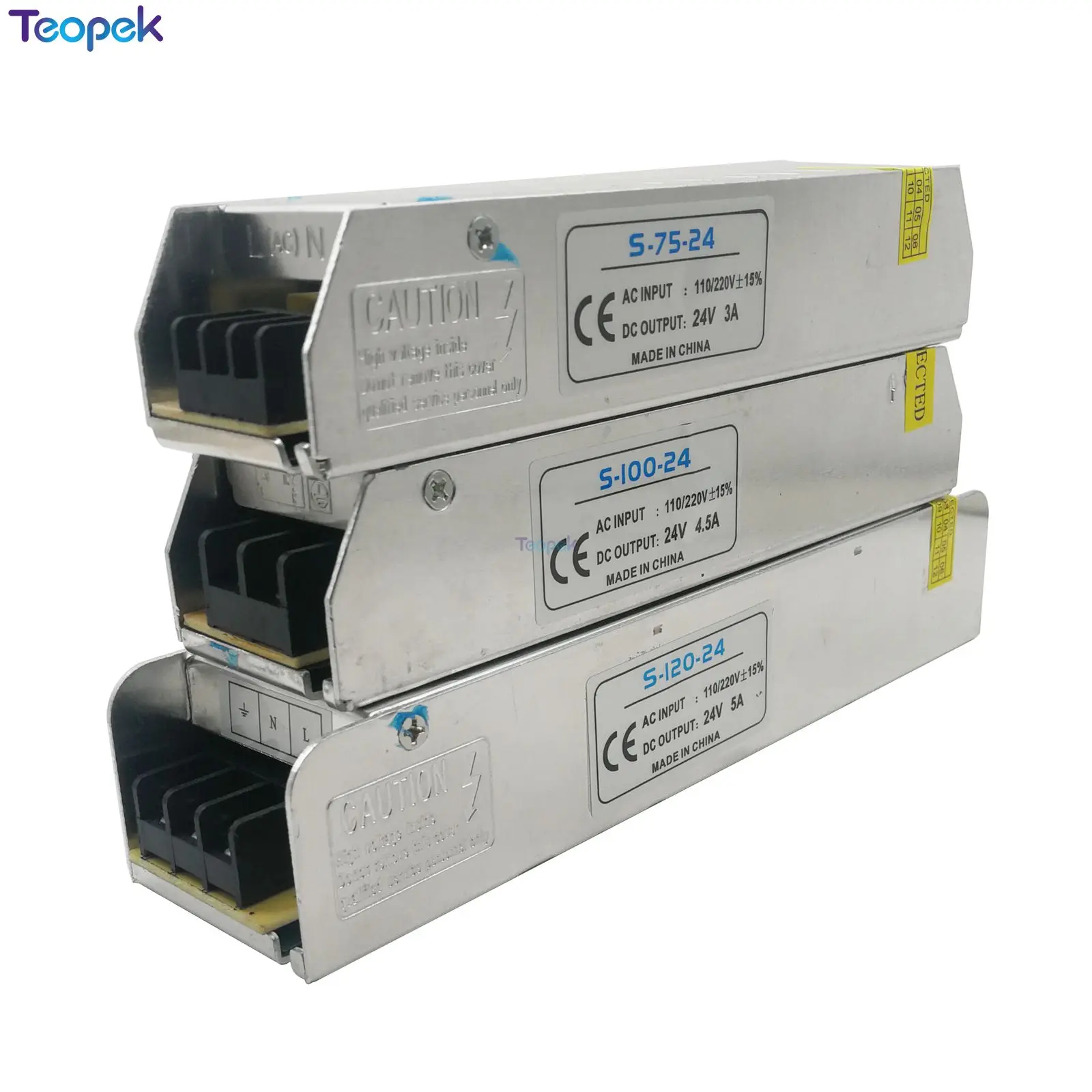 Супер тонкая версия 24V 3A 72W 4.5A 100W 5A 120W переключатель питания AC110-220V к DC24V ac-dc Драйвер постоянного напряжения полосы Размер