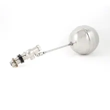 Uxcell Бак бассейн жидкостного уровня металлический плавающий шаровой клапан 1/" PT нарезной