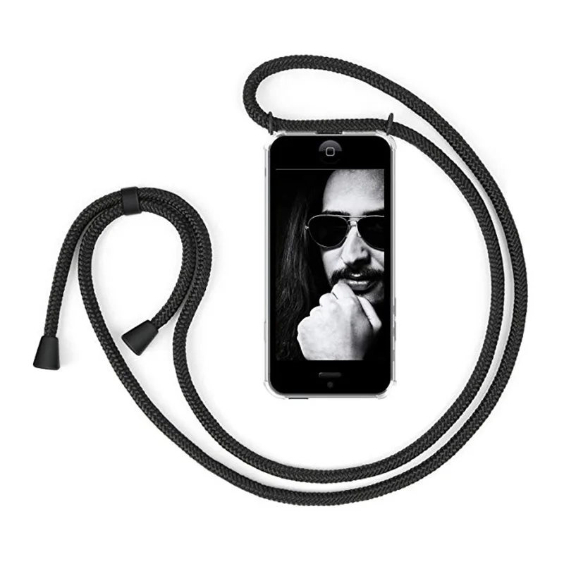 Чехол для телефона с цепочкой и ожерельем со шнурком iPhone 11 Pro XS MAX X XR 8 7 6 S Plus
