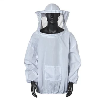 

Jacket Veil Beekeeping Suit Hat Pull Over Smock Protective Equipment Full Body Cover Protective Clothing