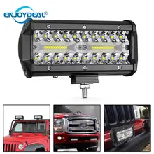 Светодиодный светильник для работы, водонепроницаемый IP67 рабочий светильник для вождения внедорожной лодки, автомобиля, трактора, грузовика, светодиодный светильник, бар, внедорожник, точечные прожекторы световые