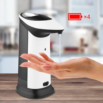

420ML Soap Dispenser Hands Free Automatic Infrared Sensor Soap Dispenser Shower Bathroom Kitchen Tool Liquid Soap Dispensers