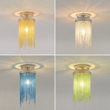 

ECOLIGHT Postmodern Aluminum Ceiling Lights Luxry Ceiling Lamp for Aisle Hallway Entrance E14/E12