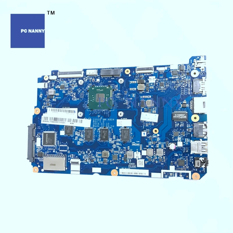 PCNANNY материнская плата 5B20L77332 для lenovo 110-15IBR ноутбука CG520 NM-A804 N3710 процессор 4 Гб ОЗУ |