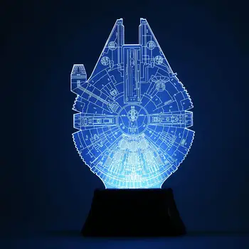 

Night Light Christmas Gift Color Changing 3D Movie Lamp Table