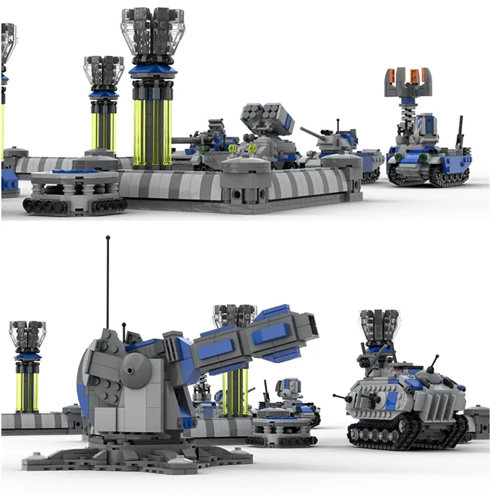 

hot lepining military WW2 technic Red alertes war Phantom Grizzly Light Prism Tank vehicles Soviet Army weapon bricks block toys