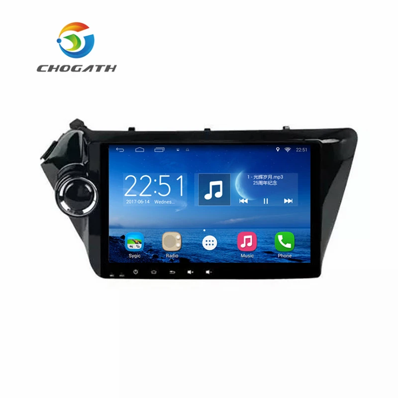

ChoGath Quad Core car Multimedia Player 9'' Android 9.0 Car radio Navigation GPS Player for Kia RIO/K2 2011-2015 without Canbus