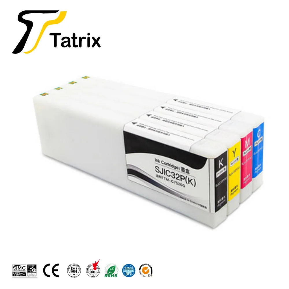 Tatrix 300 мл/уп. для Epson SJIC32P совместимый чернильный картридж с пигментными чернилами