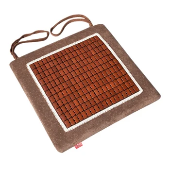 

Bamboo Mat Cushion-Double-Sided Non-Shiftable Breathable and Soft Chair Cushion Cover Suitable for All Seasons 45X45cm