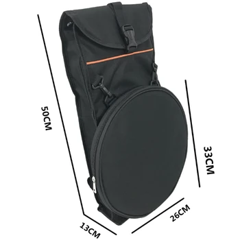 

Practice Drum Pad Storage Bag Dumb Drum Bag Backpack Carrying Case Shoulder Bag for 12 Inches and 8 Inches
