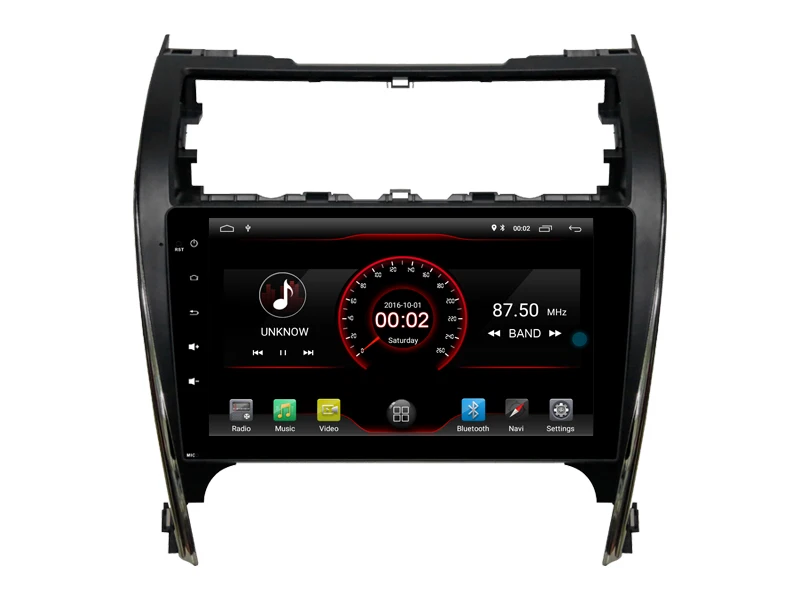 Best Car Multimedia Player 10.1inch IPS Screen Monitor GPS tape recorder Bluetooth Android 9.0 For Toyota Camry US Version Auto Audio 4