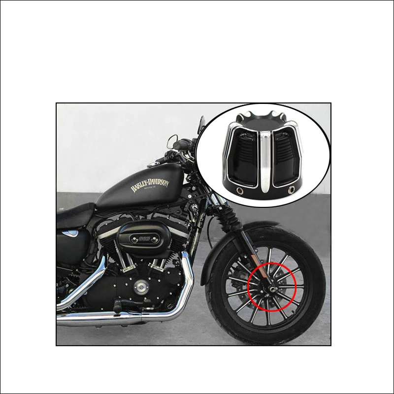 1 пара передняя ось Гайка Крышка Болт для Harley Touring Softail Road King FLTR FLHT FLHRC Electra Tr Glide Sportster