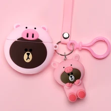 Чехол для наушников s для huawei FreeBuds 3 Чехол мультяшный 3D Мягкий силиконовый Противоскользящий защитный чехол