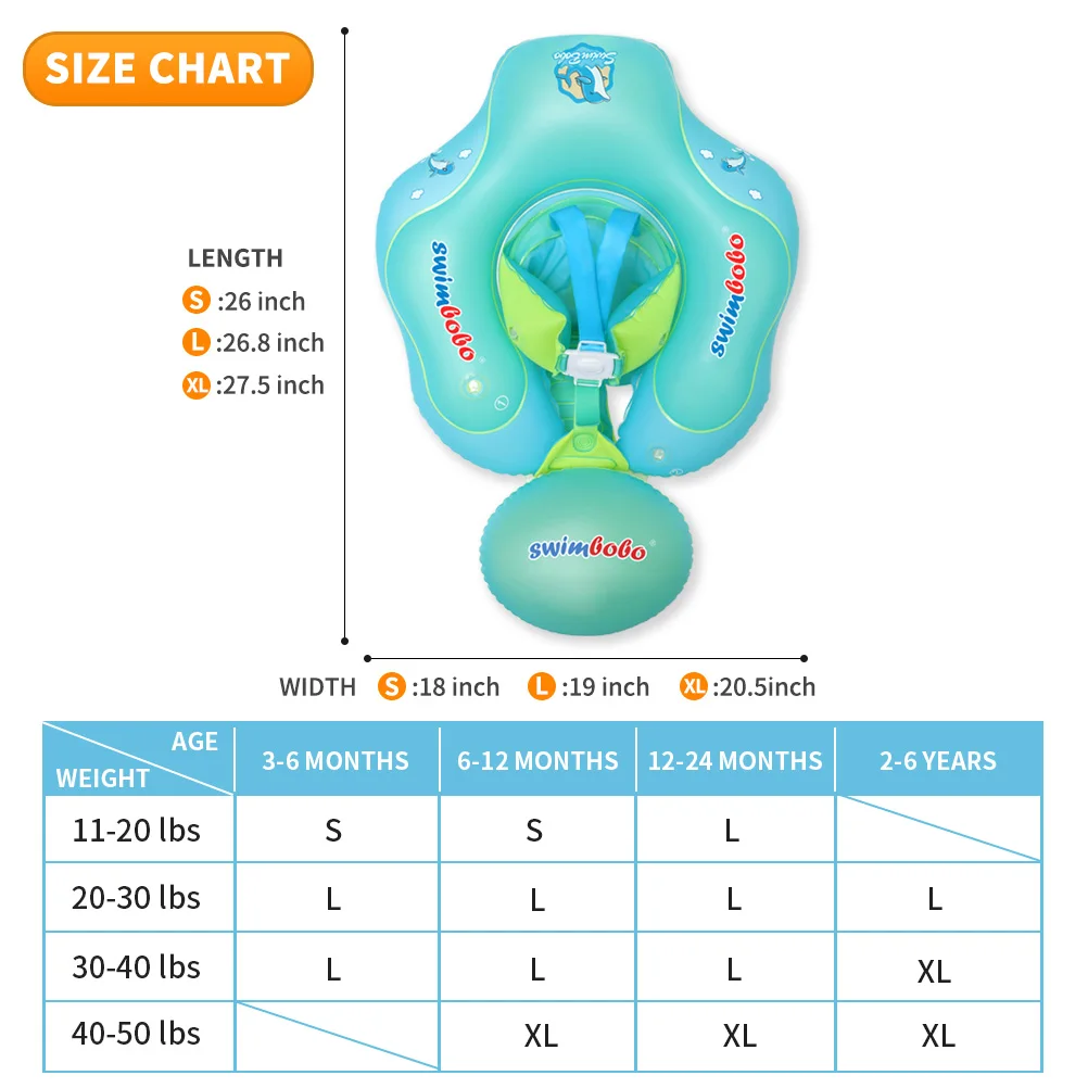 Baby Swimming Float Ring Inflatable Infant Floating Kids Swimming Pool Accessories Circle Bathing Inflatable Double Raft Rings 6