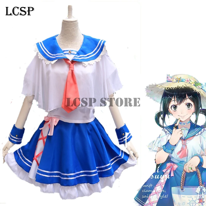 LCSP My Hero Academy Asui Tsuyu японский костюм для косплея аниме моряцкий костюм выходной костюм одежда