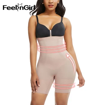 

FeelinGirl Women Seamless Control Panties Waist Trainer Tummy Control Shapewear Underwear Slimming Body Shaper Lady Corset