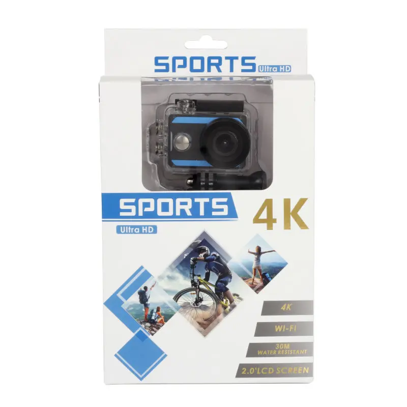 4K экшн-камера WiFi 2,0 ''экран 4K Спортивная камера 12MP 170 широкий Angel Go Водонепроницаемая Pro спортивная DV камера автомобильный велосипедный шлем DVR