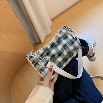 

Retro baguette underarm bag female 2020 new trendy wild simple chain handbag shoulder bag ins large clutch bag red clutch purse