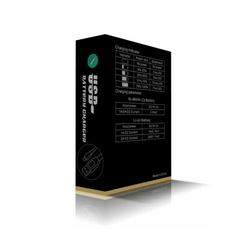 2 2 слота USB быстрое зарядное устройство для 18650 20700 21700 26650 18350 10500 AA/AAA перезаряжаемый литиевый