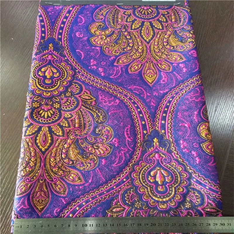 Новейшая нигерийская жаккардовая парчовая ткань высокого качества с бисером и блестками, парчовая ткань для свадьбы DHL01