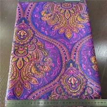 Новейшая нигерийская жаккардовая парчовая ткань высокого качества с бисером и блестками, парчовая ткань для свадьбы DHL01