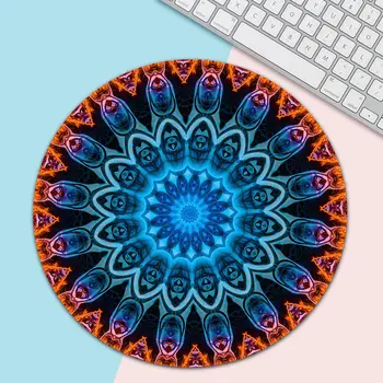 

Mandala Keyboard Round Mice Mat Rectangle Rubber Gaming Mousepad Desk Rubber Mouse Pad Computer Game Tablet Mause Mat