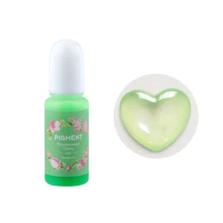 Vibrant 26 - Color Epoxy Resin Pigment Set for Jewelry Making and Crafts (Flourescence Green)