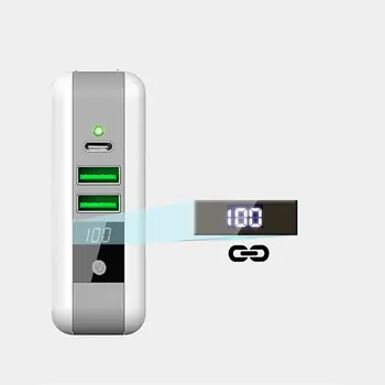 

3 In 1 Wireless Charger Outdoor Mobile Phone Battery External Power Bank Power Supply for Smartphones Multifunctional