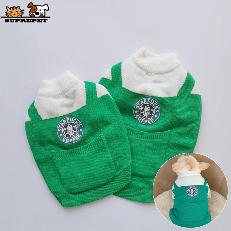 Одежда для собак SUPREPET модный Мопс французского бульдога со звездами французская