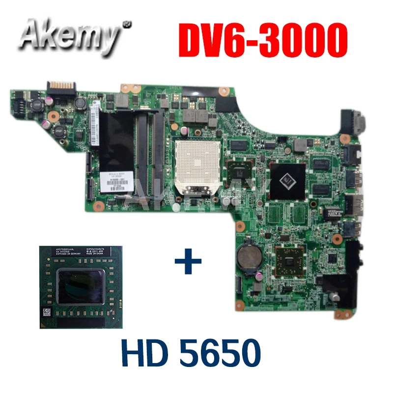 Новый товар 603939-001 DA0LX8MB6D1 для HP PAVILION DV6 DV6-3000 материнская плата ноутбука HD 5650 +