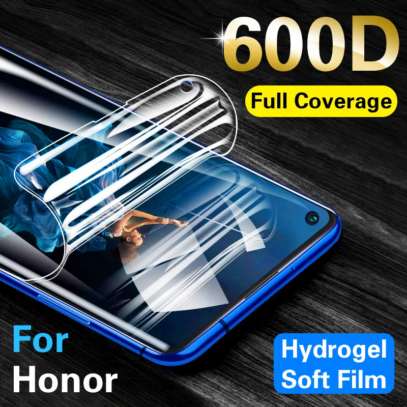 Защитная пленка для huawei honor 20 pro 10 lite 10i 20i 20s 8s 8c 8x 8a 9x premium Гидрогелевая мягкая |