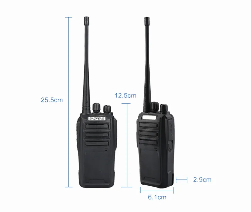Baofeng Interphone Civil Беспроводная 8 Вт высокомощная уличная Строительная площадка Baofeng BF-UV6 двухсегментная рация